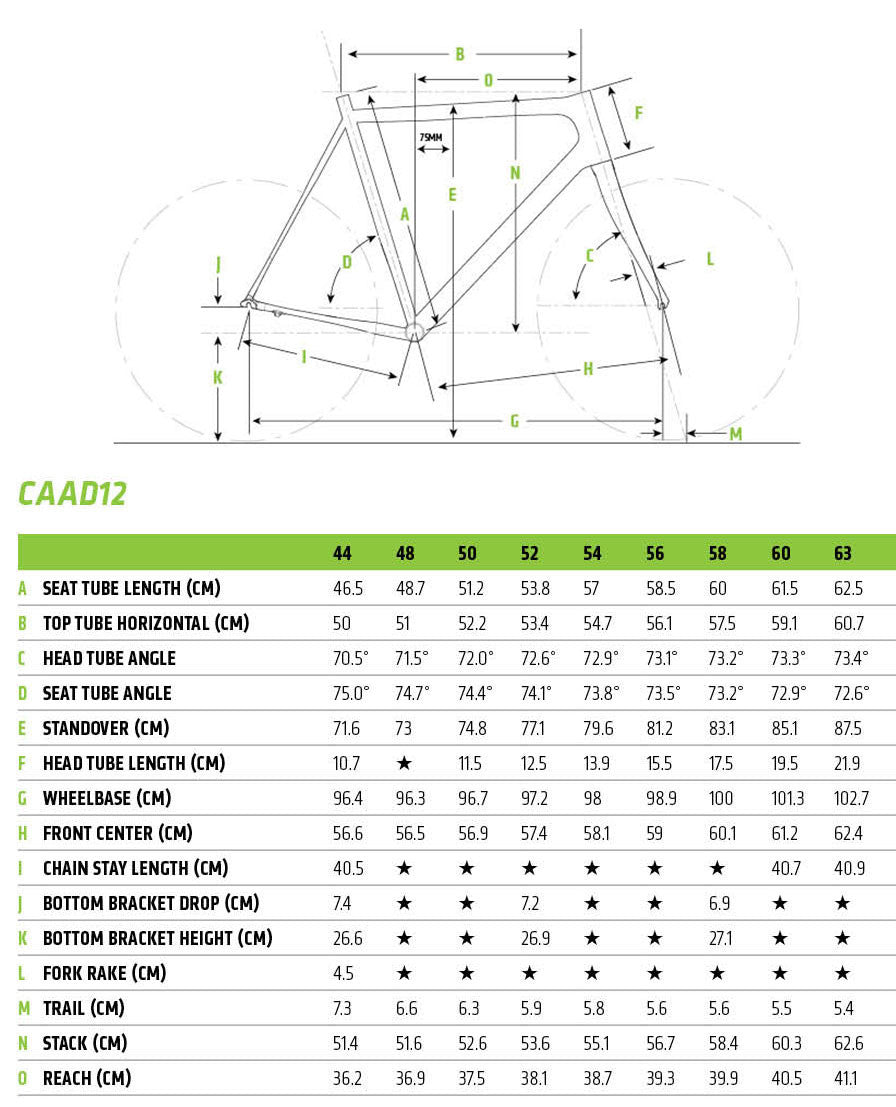 2017 Cannondale CAAD12 road frameset in red - additional view 3